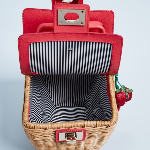 kate spade Bags Kate Spade Ny Picnic Perfect 3d Wicker Basket